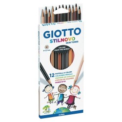 GIOTTO SKIN TONES 12 LAPICES COLORES TONOS PIEL