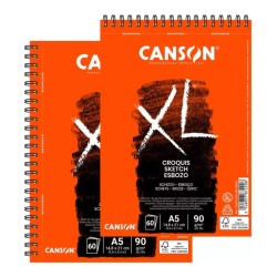 CANSON XL CROQUIS MARFIL A4 BLOC 120 Hj. 90 Gr.ESPIRAL SUP.