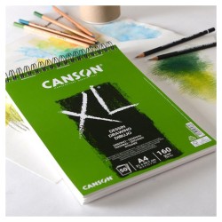 CANSON XL DIBUJO DESSIN BLANCO BLOC A5 ESPIRAL 30 HOJAS 160 Gr.