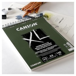 CANSON XL DIBUJO RECICLADO BLOC A3 ESPIRAL 50 Hj. 160 Gr.