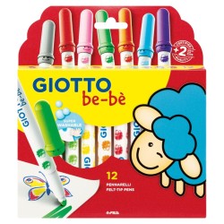 GIOTTO BE-BE ESTUCHE 12 SUPER ROTULADORES SURTIDOS