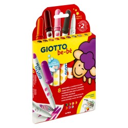 GIOTTO BE-BE ESTUCHE 8 ROTULADORES CAMBIACOLOR