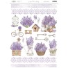 PAPEL DE ARROZ 29,7x42cm ARTIS DECOR 00102 LAVANDA