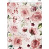 PAPEL DE ARROZ 42x29,7cm ARTIS DECOR 00142 ROSAS CORAL