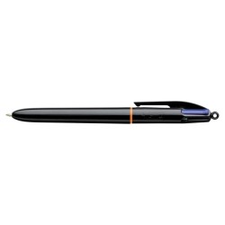 BOLIGRAFO BIC 4 COLORES PRO MEDIUM CUERPO NEGRO