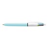 BOLIGRAFO BIC 4 COLORES FUN PASTEL CUERPO CELESTE