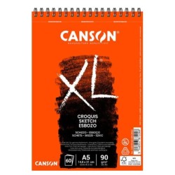 CANSON XL CROQUIS MARFIL A5 BLOC 60 Hj. 90 Gr. ESPIRAL SUP.