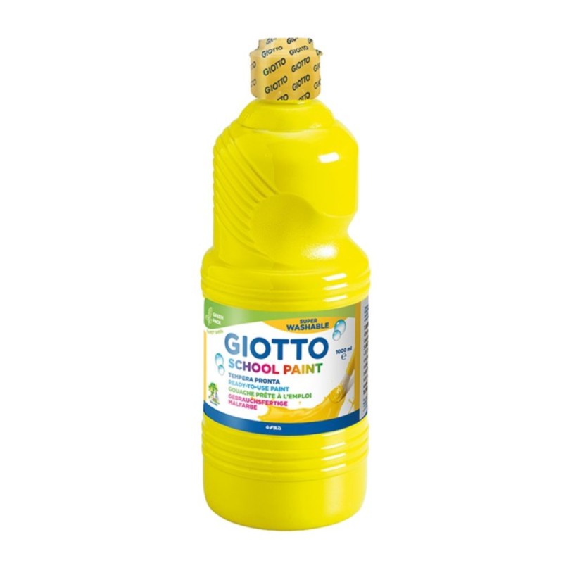 TEMPERA LIQUIDA GIOTTO SCHOOL PAINT 1000ml (02) AMARILLO