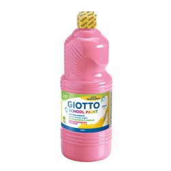 TEMPERA GIOTTO SCHOOL PAINT 1000ml (06) ROSA