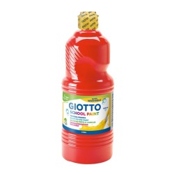 TEMPERA LIQUIDA GIOTTO SCHOOL PAINT 1000ml (08) ROJO ESCARLATA