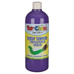 TEMPERA LIQUIDA SCHOOL TOY COLOR 1000ml VIOLETA