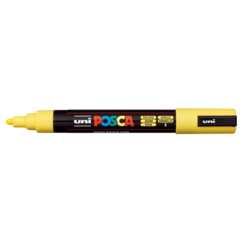 POSCA PC-5M ROTULADOR ACRILICO 1,8-2,5 mm (02) AMARILLO