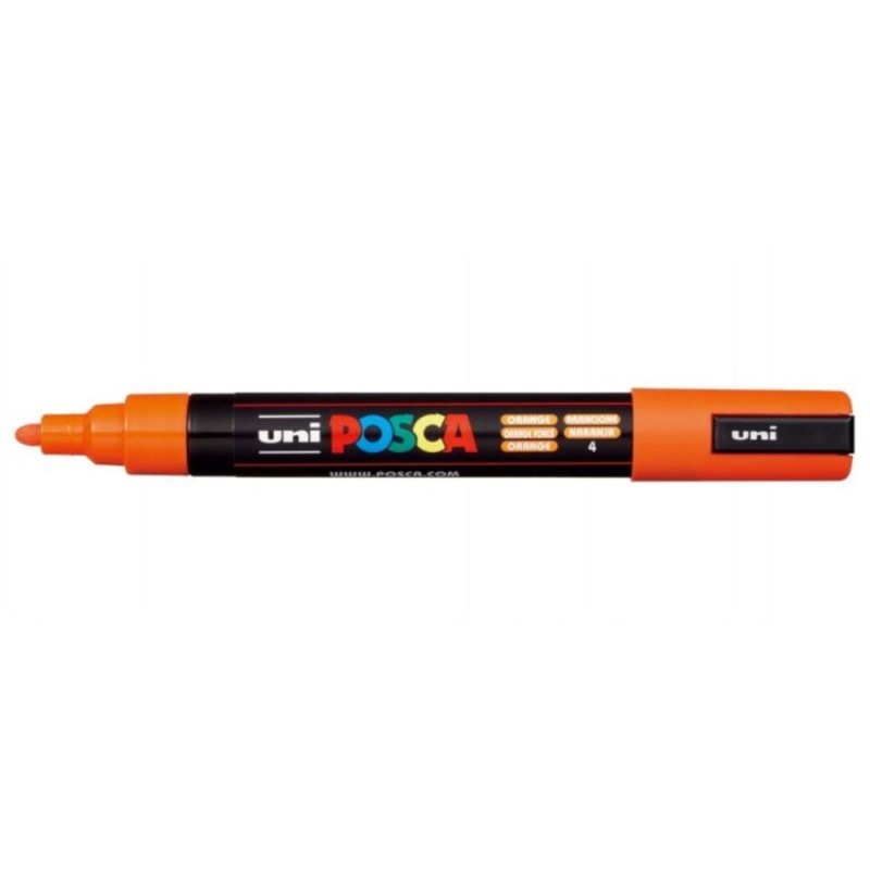 POSCA PC-5M ROTULADOR ACRILICO 1,8-2,5 mm (04) NARANJA FUERTE