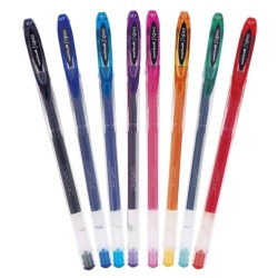 BOLIGRAFO UNI-BALL SIGNO UM-120 GEL SET 8 COLORES BASICOS