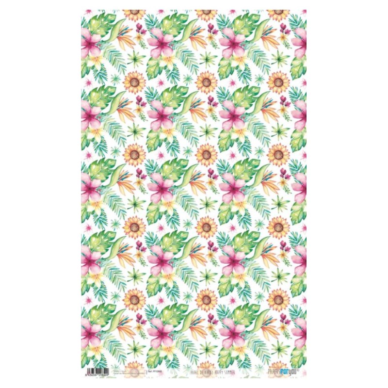 PAPEL DE ARROZ 54x33cm PFY2850 PAPERS FOR YOU