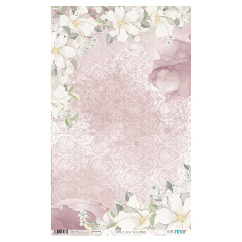 PAPEL DE ARROZ 54x33cm PFY3687 PAPERS FOR YOU