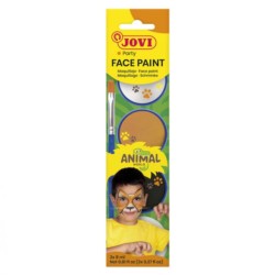 MAQUILLAJE CREMA JOVI SET ANIMALS 3 BOTES 8ml + ACCESORIOS