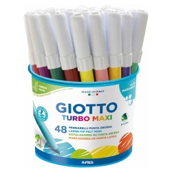 BOTE 48 ROTUL. FIBRA GIOTTO MAXI GRUESO SURTIDOS