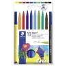 STAEDTLER NORIS CLUB 326 SET 10 ROTULADORES SURTIDOS