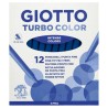 ROTULADOR GIOTTO TURBO COLOR FINO CAJA 12 Un. AZUL OSCURO