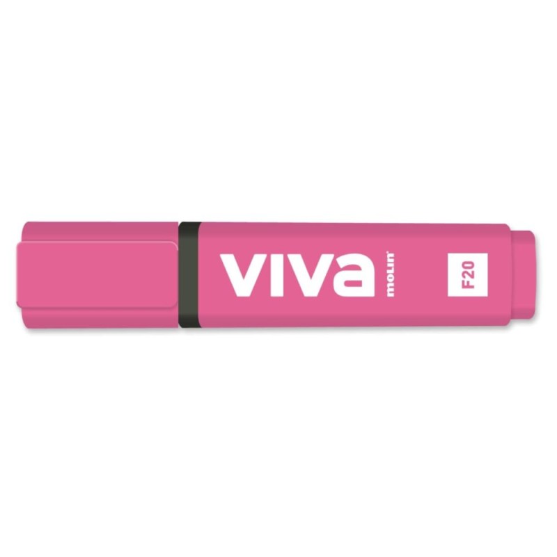 ROTULADOR FLUOR MOLIN VIVA RFT240 ROSA