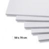 CARTON PLUMA 5 mm 50 x 70 cm BLANCO