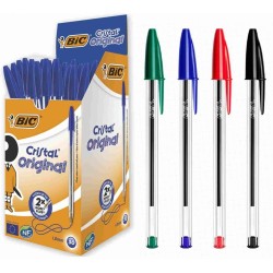 BOLIGRAFO BIC CRISTAL PUNTA MEDIA 1,0 AZUL