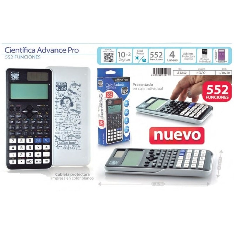 CALCULADORA CIENTIFICA PRO LT-C552 OFFICE BOX