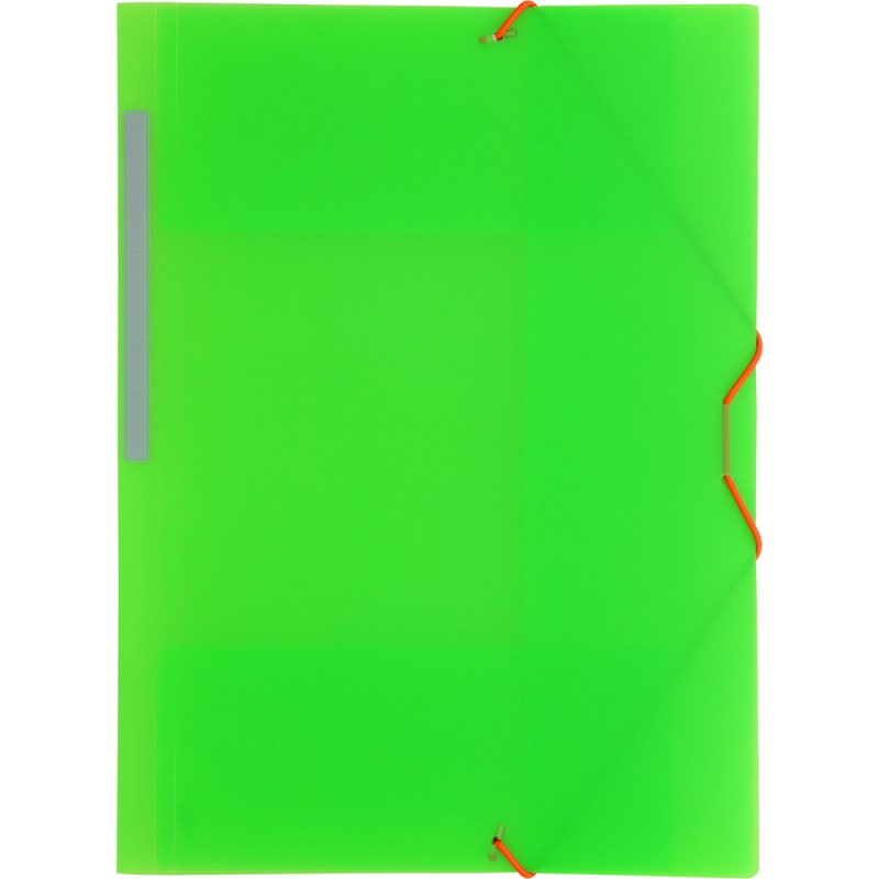 CARPETA GOMAS SOLAPAS FOLIO POLIPR. TRANSLUCIDO VERDE