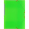 CARPETA GOMAS SOLAPAS FOLIO POLIPR. TRANSLUCIDO VERDE