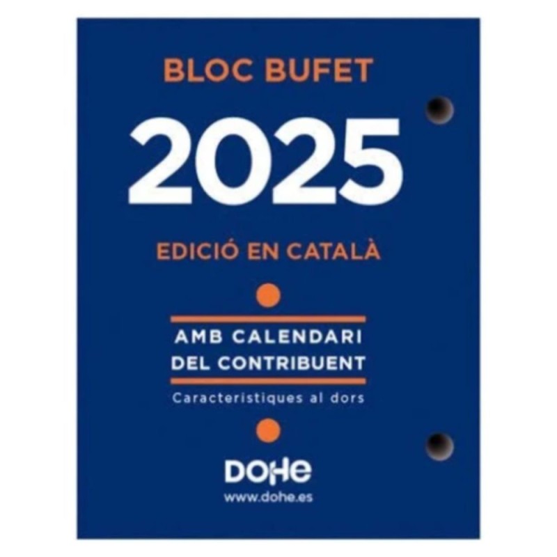 BLOC BUFET 2025 DOHE EN CATALAN