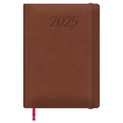 AGENDA DOHE 2025 MANAOS SEMANA VISTA 17x24cm MARRON