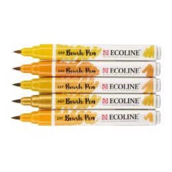 SET 5 ECOLINE BRUSH PEN TONOS TIERRA