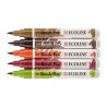 ROTULADOR PINCEL ECOLINE BRUSH PEN SET 5 TONOS OTOÑO