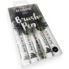 Set 5 Rotul. Ecoline Brush Pen Tonos Gris