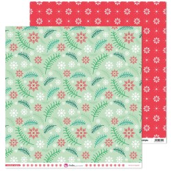 PAPEL SCRAP NAVIDAD 30,5x30,5cm GR-37018860 RAMAS/COPOS