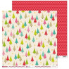 PAPEL SCRAP NAVIDAD 30,5x30,5cm GR-37018566 ABETOS/ZIG ZAG