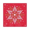 SERVILLETAS NAVIDAD 30 Un. 33x33cm MAXI 7449 ESTRELLA ROJA