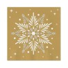 SERVILLETAS NAVIDAD 30 Un. 33x33cm MAXI 7450 ESTRELLA ORO