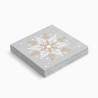 *SERVILLETAS NAVIDAD 30 Un. 33x33cm MAXI 7451 ESTRELLA PLATA