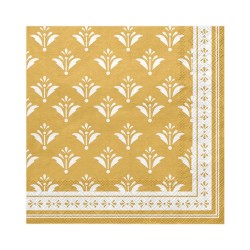 SERVILLETAS NAVIDAD 30 Un. 33x33cm MAXI 7456 GALA ORO