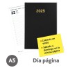 AGENDA GRAFOPLAS DIA PAGINA 14,5x21cm BAVIERA NEGRA