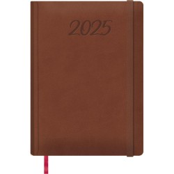 AGENDA DOHE MANAOS DIA PAGINA 17x24cm MARRON