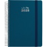 AGENDA GRAFOPLAS DIA PAGINA 15x21cm FANCY AZUL PETROLEO