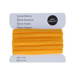 GOMA ELASTICA PARA MASCARAS PLANA 5,3mm 3m AMARILLA