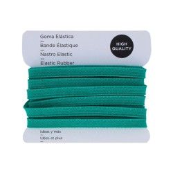 GOMA ELASTICA PARA MASCARAS PLANA 5,3mm 3m VERDE