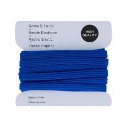 GOMA ELASTICA PARA MASCARAS PLANA 5,3mm 3m AZUL