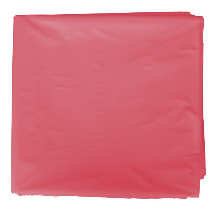 BOLSA DISFRACES PLASTICO PACK 25 Un. 56x70cm ROSA