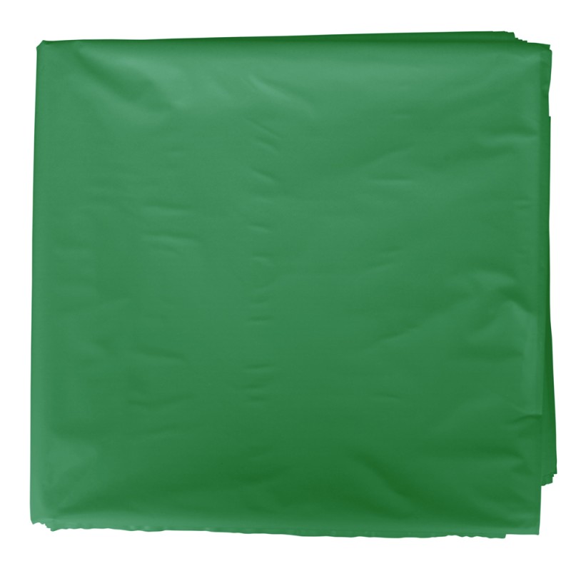 BOLSA DISFRACES PLASTICO PACK 25 Un. 56x70cm VERDE OSCURO