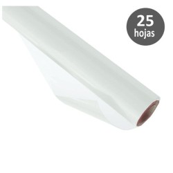 PAPEL CHAROL ROLLO 25 Hj. TREPADO 50x65 BLANCO